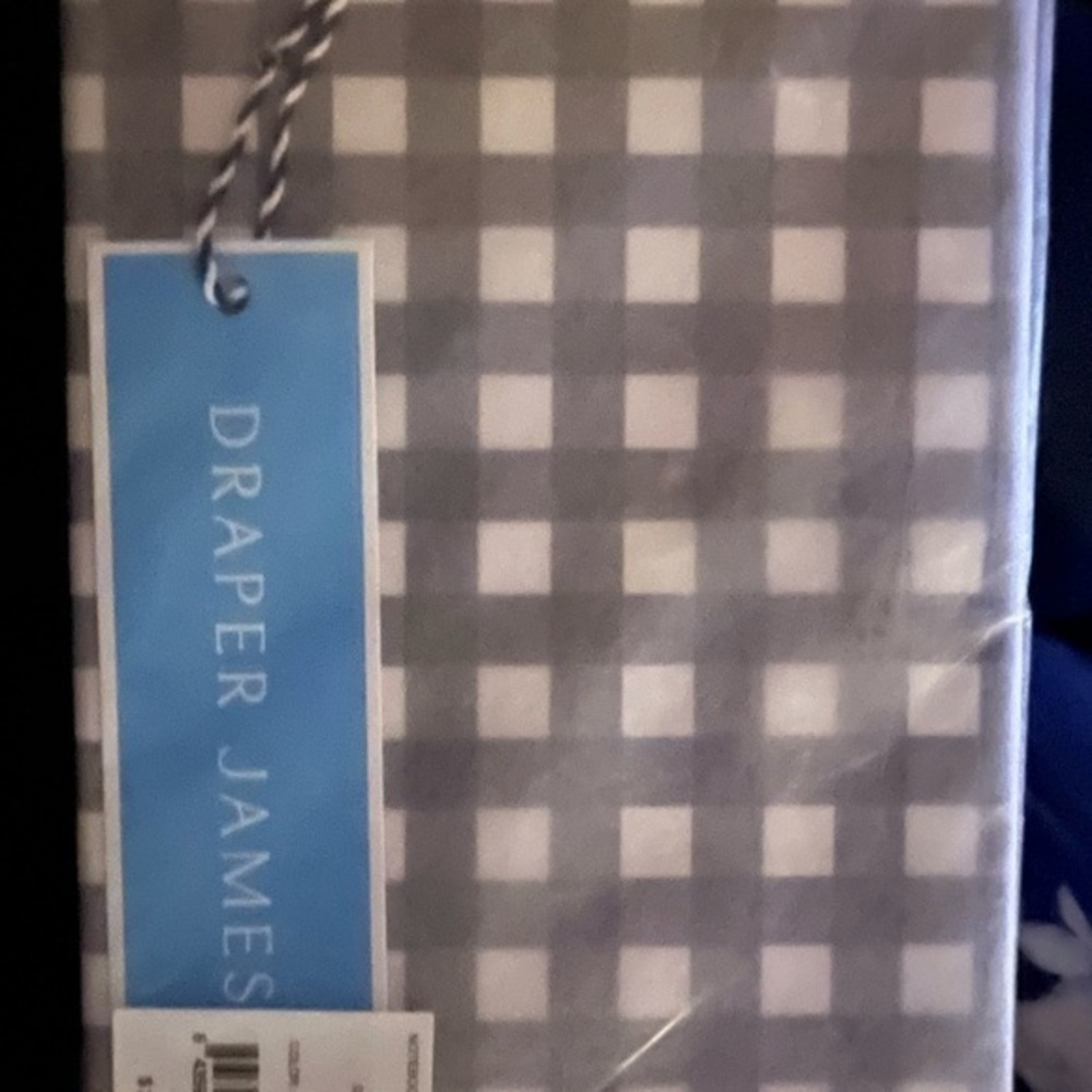🆕 Draper James Gingham Notebook Journal Nassau Navy✨NWT✨Vacation Journal